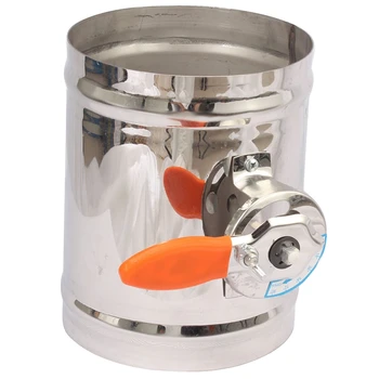 

Top Sale Stainless Steel Manual Damper 125Mm Stainless Steel Damper Air Volume Control Valve Manual Damper