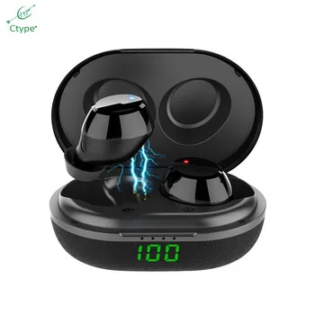 

Ctype Hi-Fi Stereo Sound Wireless Q12 Earset Upgraded Touch-Screen Design Bluetooth Earphone