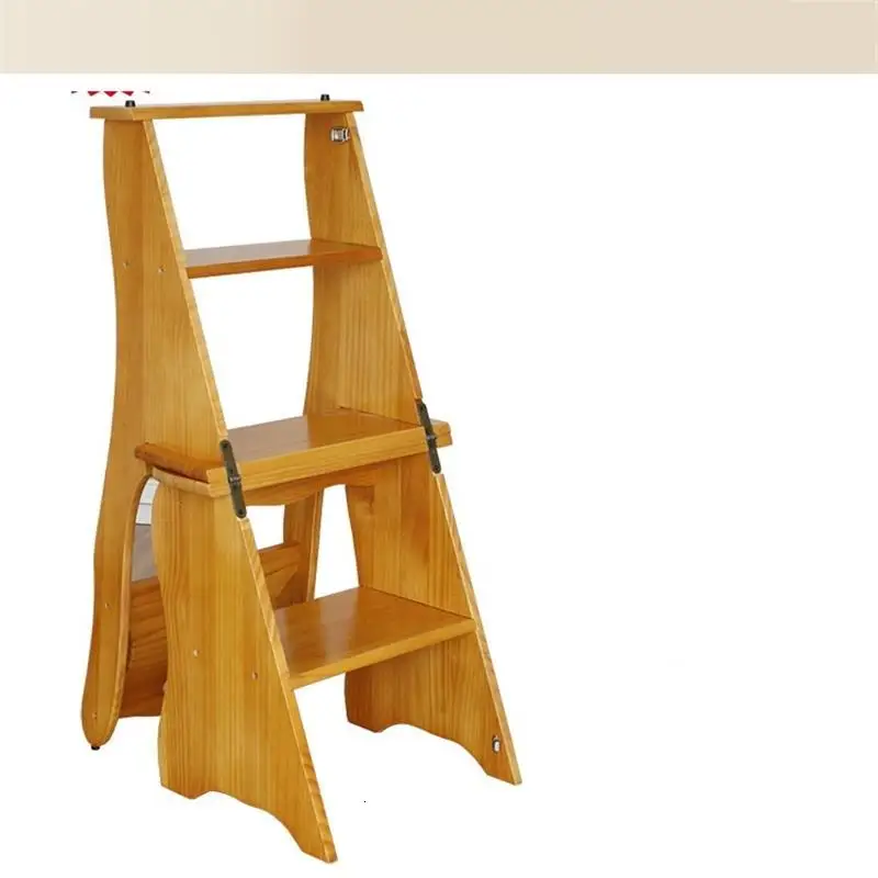 Складной стул Escabeau Marches для пожилых людей Scaletta Legno Merdiven Stepladder Escaleta - Цвет: Version N