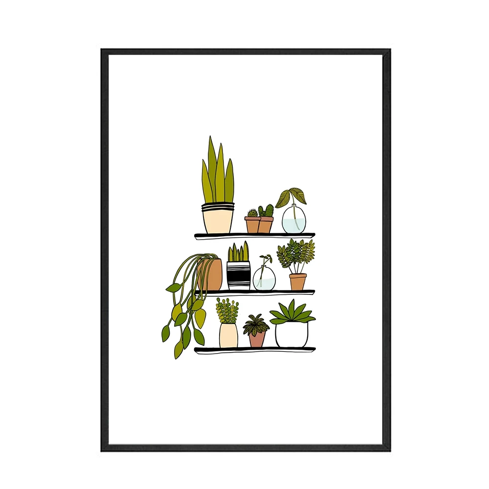 Simple-Shelves-Houseplants-Poster-Green-Potted-Plants-Decorative-Picture-Modern-Wall-Art-Paintings-for-Living-Room (4)