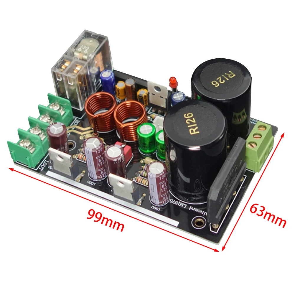 LM1875 Direct Fit Stereo Accessories Amplifier Board Durable Delicate Sound Home Replacement Easy Install Audio GC Version