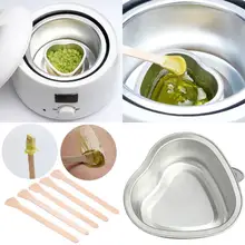 Одноразовые удаление волос твердый воск для волос расплава чаша теплые депиляционный воск деревянные палочки для шпатель для Красота инструменты