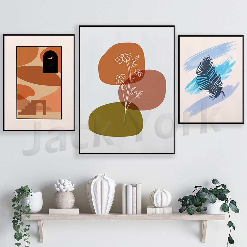 

Abstract Strairs Art Print,Abstract Mountain Art Print, Abstract Plant Art Print, Boho Wall Art Print, Home Decor Art