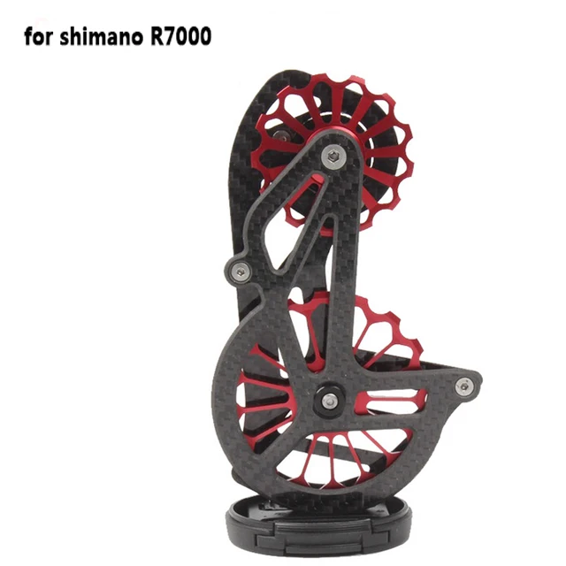 17T велосипедный руль из углеродного волокна, керамический переключатель 17 T, направляющее колесо для 6800 R7000 R8000 R9100 R9000, Аксессуары для велосипеда - Цвет: 6 red