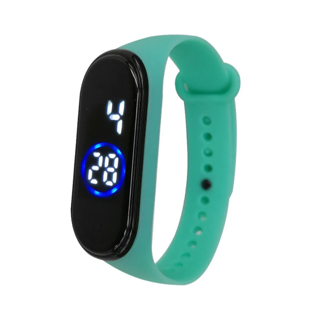 Лучшие продажи простые женские часы ручные часы светодиодные спортивные модные электронные часы Reloj Deportivo Para Mujer@ 50