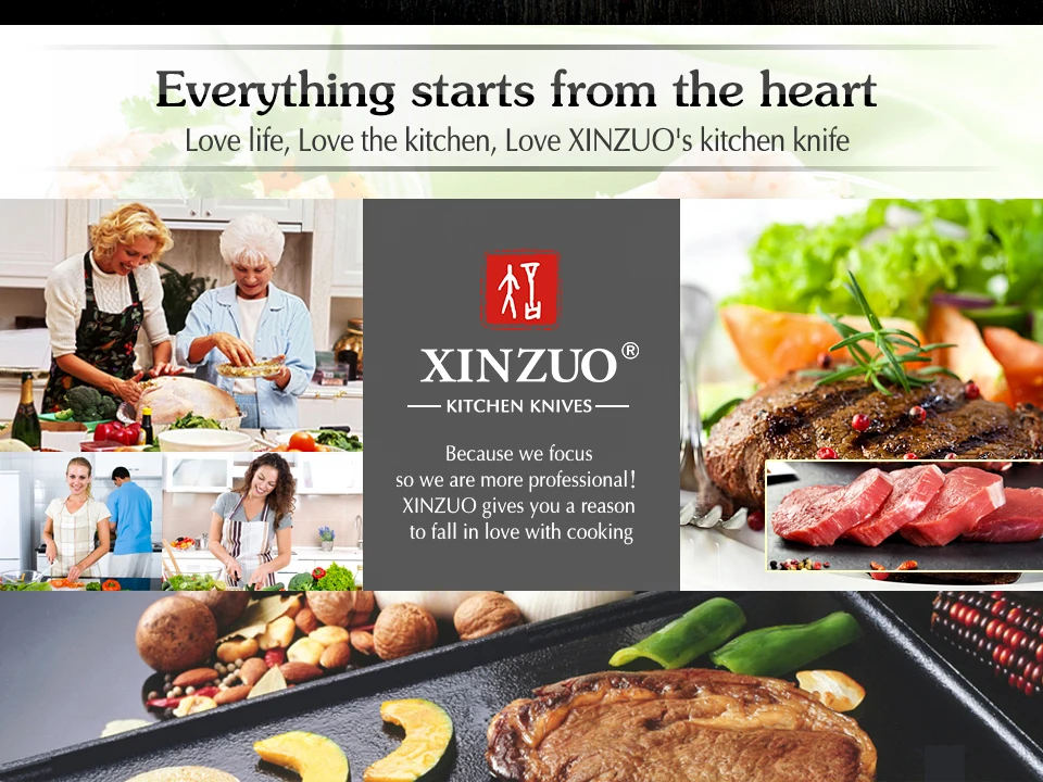XINZUO кухонные ножницы 4Cr14N кухонные ножи из нержавеющей стали брендовые прочные Острые Ножницы для курицы и другой птицы рыбы для мяса и овощей