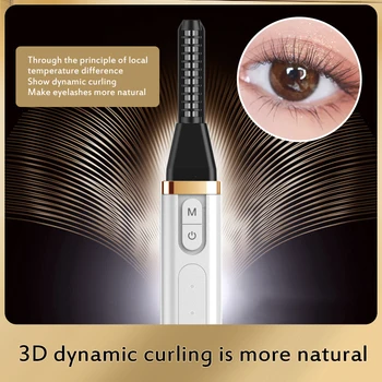 

Portable Electric Ion Eyelashes Curling Pen Heated Eyelash Curler Eye Lashes Curling Lasting Stereotypes Makeup Tools Accessorie