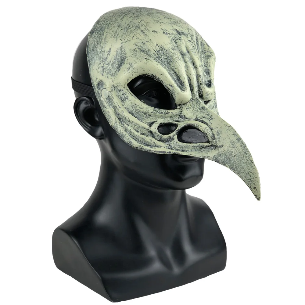 Карнавальный костюм птичий клюв маска Косплэй животного ворона панк маски на пол-лица карнавальный на Хэллоуин вечерние реквизит