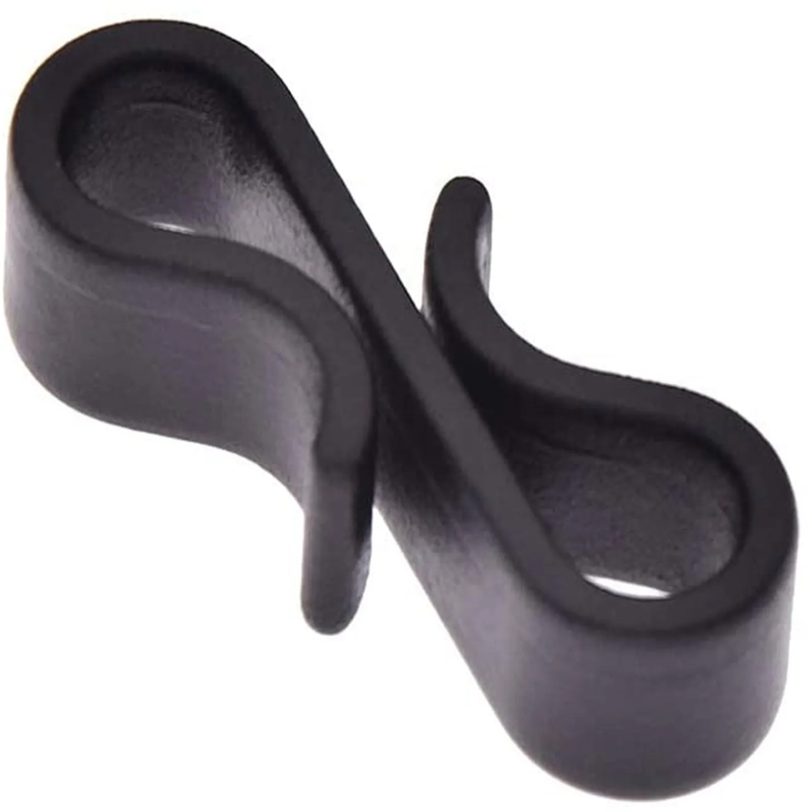 50pcs Black S Shaped Gutter Hanging Hooks For Wedding Outdoor Securing