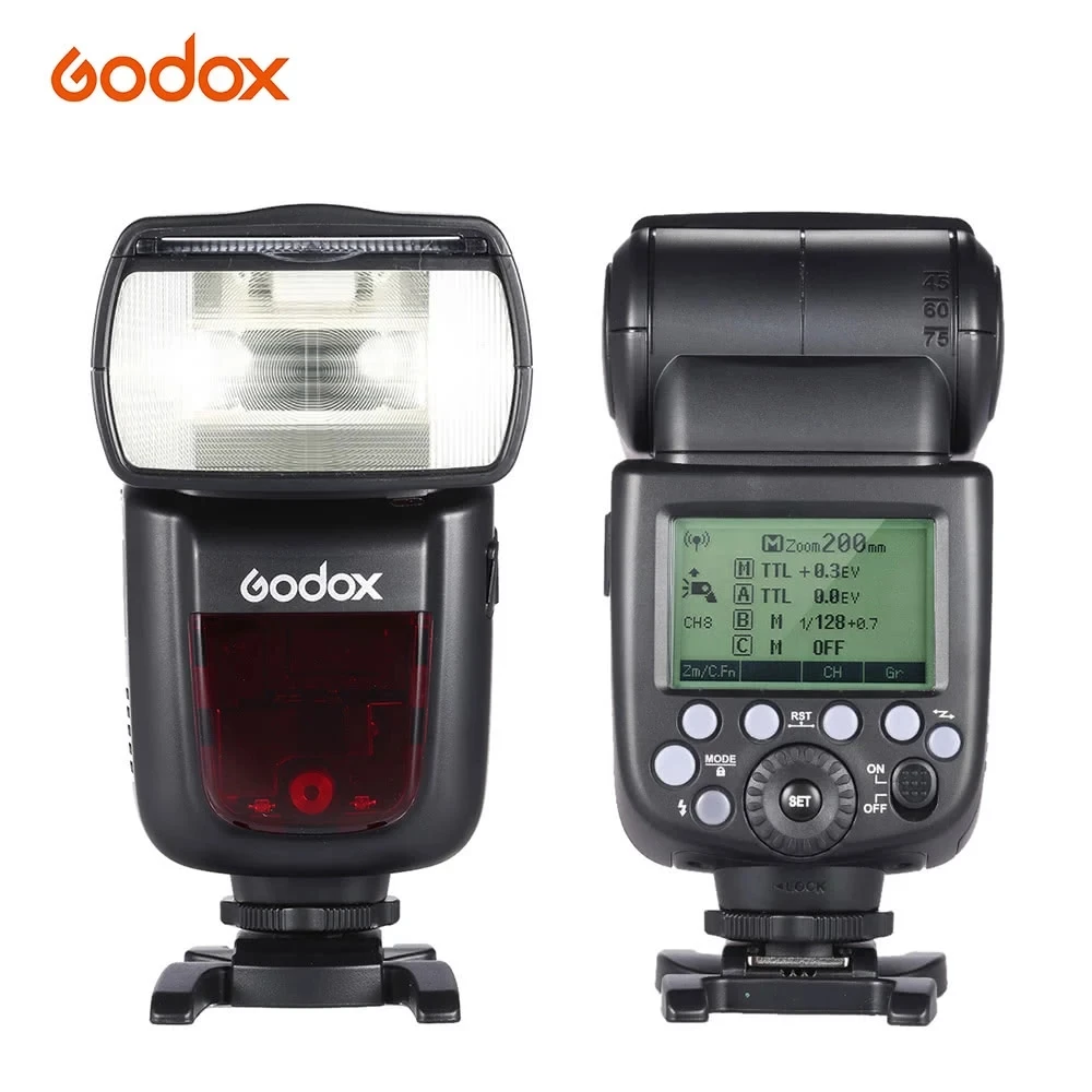 Вспышка Godox для цифровой зеркальной камеры Canon Беспроводная вспышка с литий