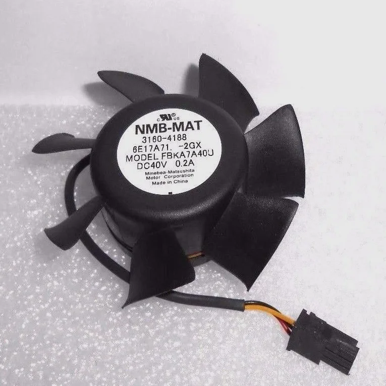 3160-4188 вентилятор 40V 0.2A FBKA7A40U AKA: AB388-00005 с тестовыми вентилятор