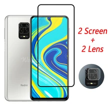 Full Cover Tempered Glass For Redmi Note 9S Screen Protector For Redmi Note 9S 8 Pro Camera Glass For Xiaomi Redmi Note 9S Glass