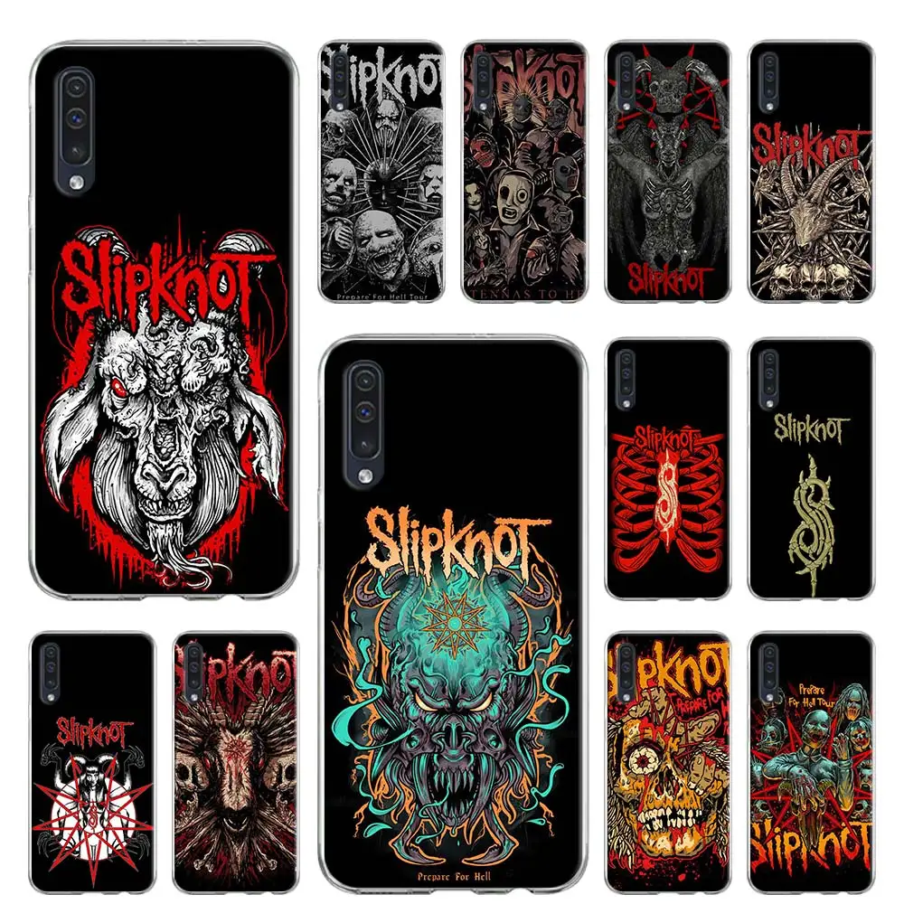 Мягкий чехол для Samsung Galaxy A51 накладка A71 A50 A70 A10 A20 A30 A40 A11 A21 A31 A41 2020 Slipknot Rock|Бамперы| |