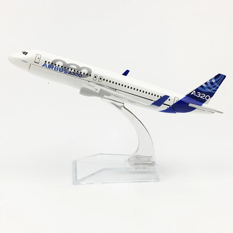 1/400 масштаб самолетов 16 см цинковый сплав металлическая модель самолета Airbus A320 NEO пассажирский самолет модель отлитая модель самолета коллекции детей дети подарок игрушки сцена украшение спор - Цвет: A320 NEO