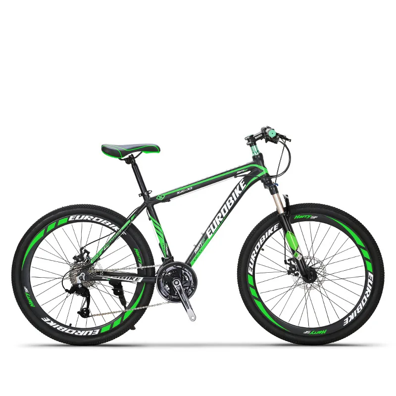 Руль для горного велосипеда Алюминий сплав рама 24/26/27,5 дюймов колеса 27 Скорость двойной велосипед с дисковым тормозом для спорта на открытом воздухе, для велоспорта Bicicleta - Цвет: 3 black green