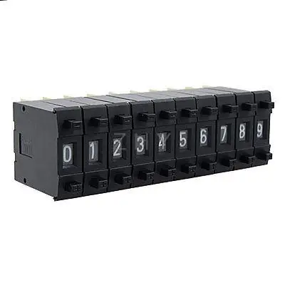 

KSA-2 Decimal 10 Position Single Unit Thumbwheel Switch