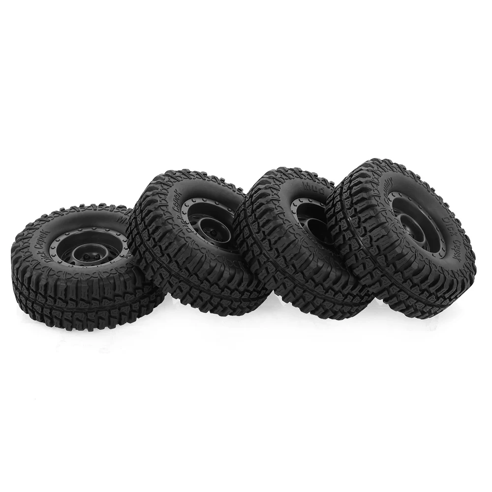4 шт AUSTAR 100 мм 1 9 дюймов обод резиновое колесо для 1/10 RC автомобиль Traxxas HSP RC4WD Tamiya