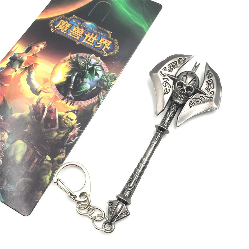 Игра WOW брелок 12 см оружие Модель Lich King Frostmourne брелок Horde The Alliance аксессуары сувениры на цепочку для ключей подарки
