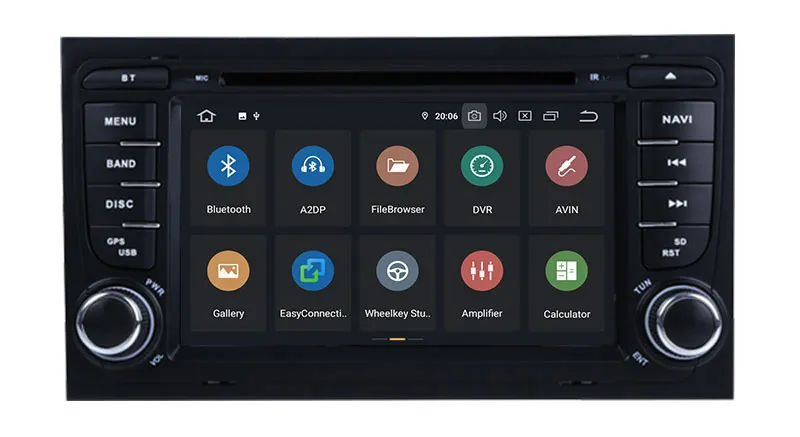 Flash Deal 7 Inch Android 9.0 Octa core Car DVD Stereo Player For Audi A4 S4 2002-2008 Canbus WIFI Radio GPS Bluetooth Multimedia Carplay 12