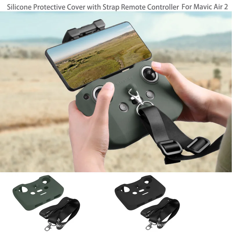 DJI Mini 2/3 Pro Silicone Protective Cover Remote Controller Strap  Protective Sleeve For DJI Mavic Air 2/2s 3 Drone Accessories|Prop  Protector| - AliExpress