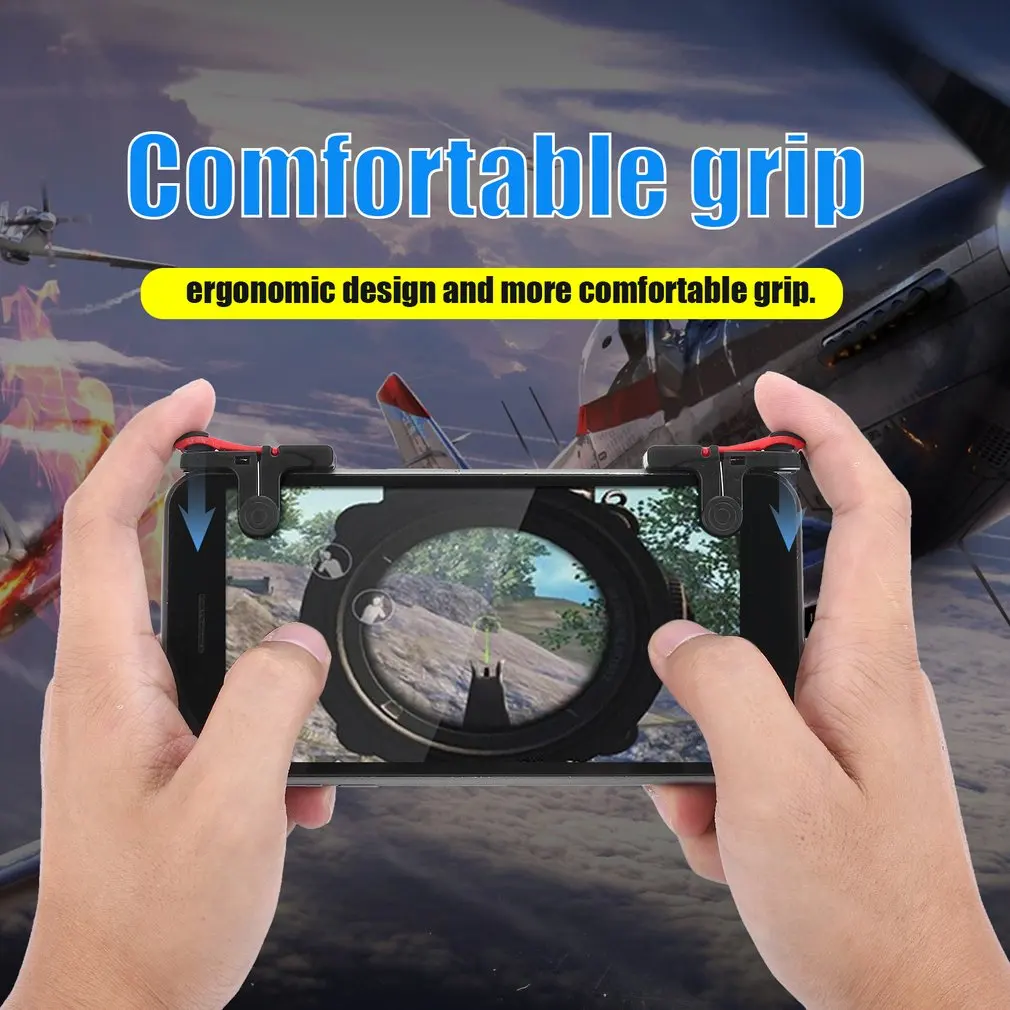2Pcs-Mobile-Phone-Gaming-Trigger-Gamepad-PUBG-Button-Handle-For-L1R1 ...