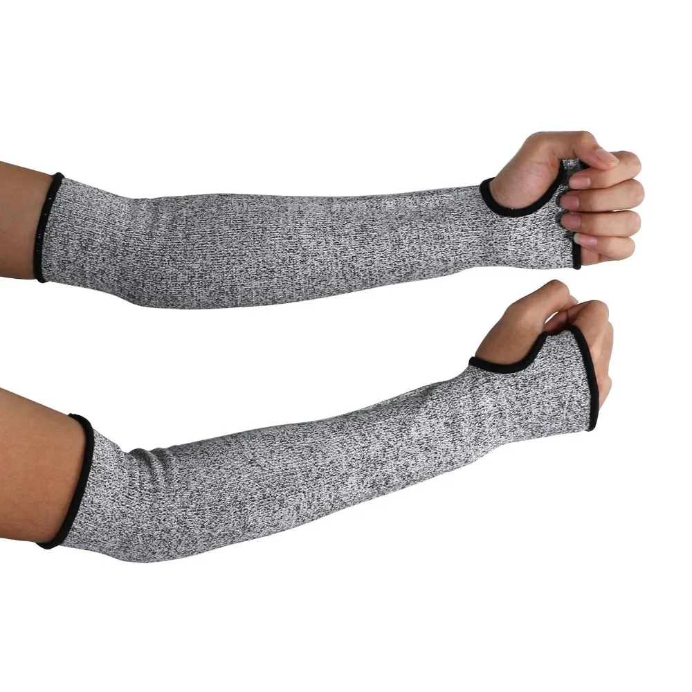 1pc 36CM Slash Resistant Heat Resistant Protective Arm Sleeves 5-level Guard Armband Gloves Workplace Safety Protectionym