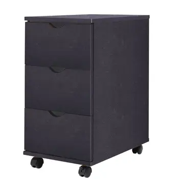 

vidaXL Drawer Unit 33x45x60 cm Black