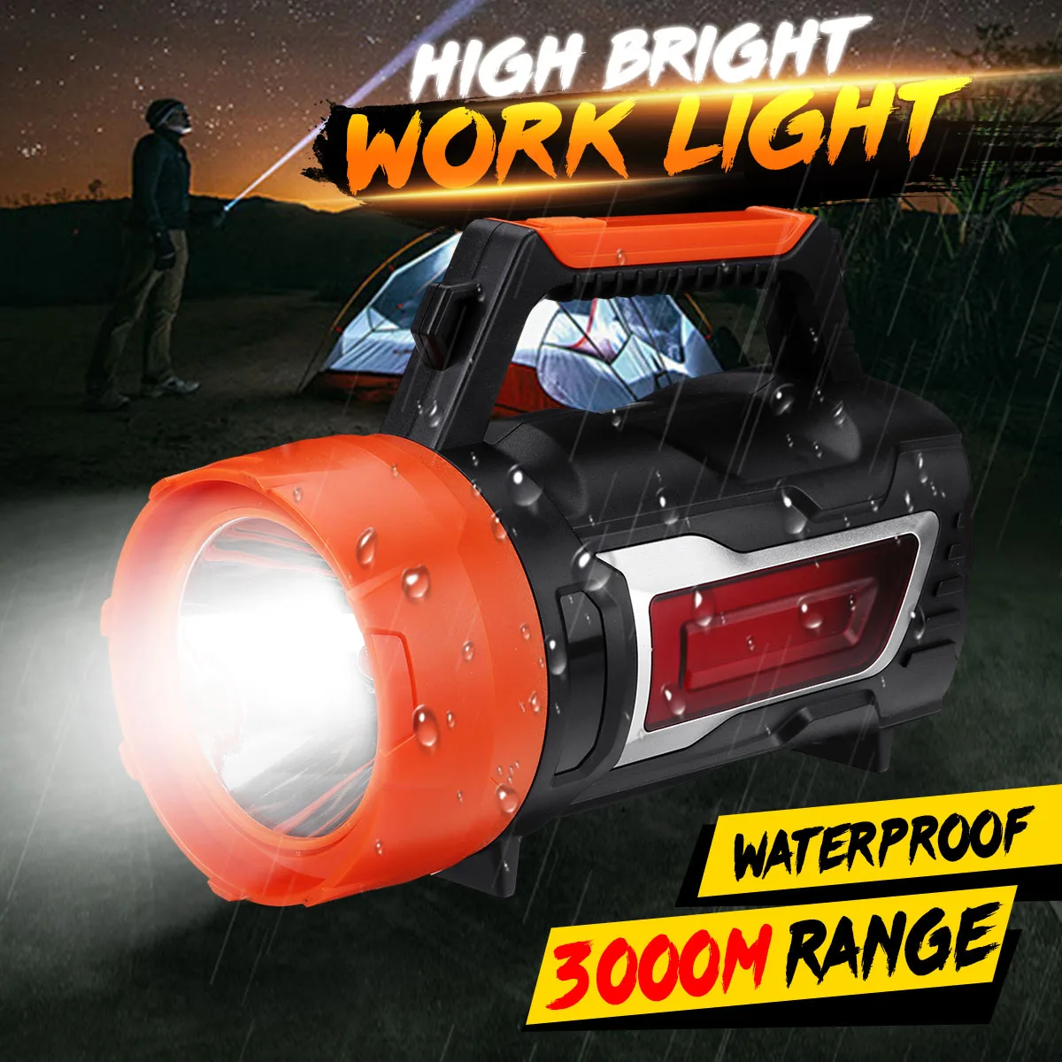 Сверхяркий Светодиодный прожектор высокой мощности 500 Вт - Цена: 