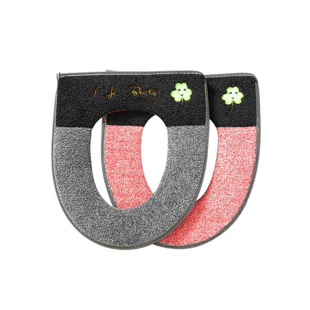 Новое универсальное теплое мягкое моющееся сиденье для унитаза Чехол коврик набор для домашнего декора коврик для унитаза чехол для сиденья Крышка для унитаза аксессуары