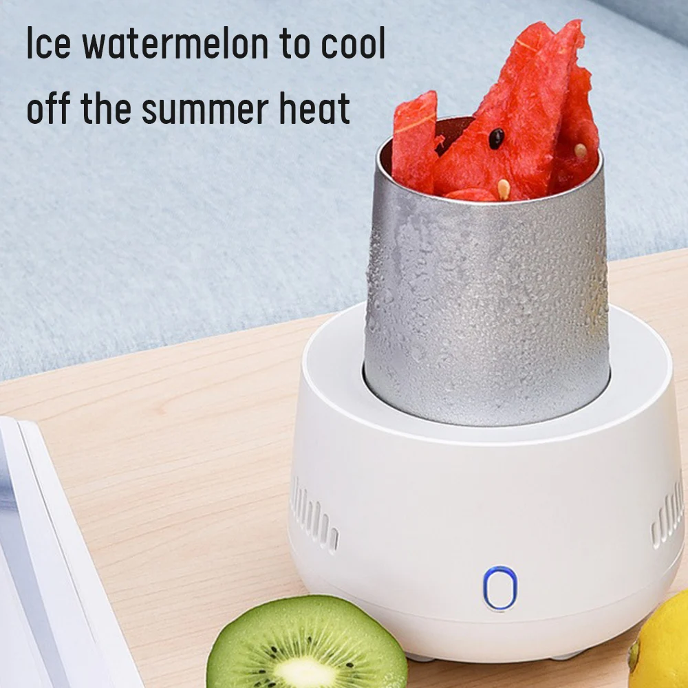 Quick Cooling Cup Portable Mini Electric Summer Drink Cooler Ice Quick Cooling  Cup for Home Office 