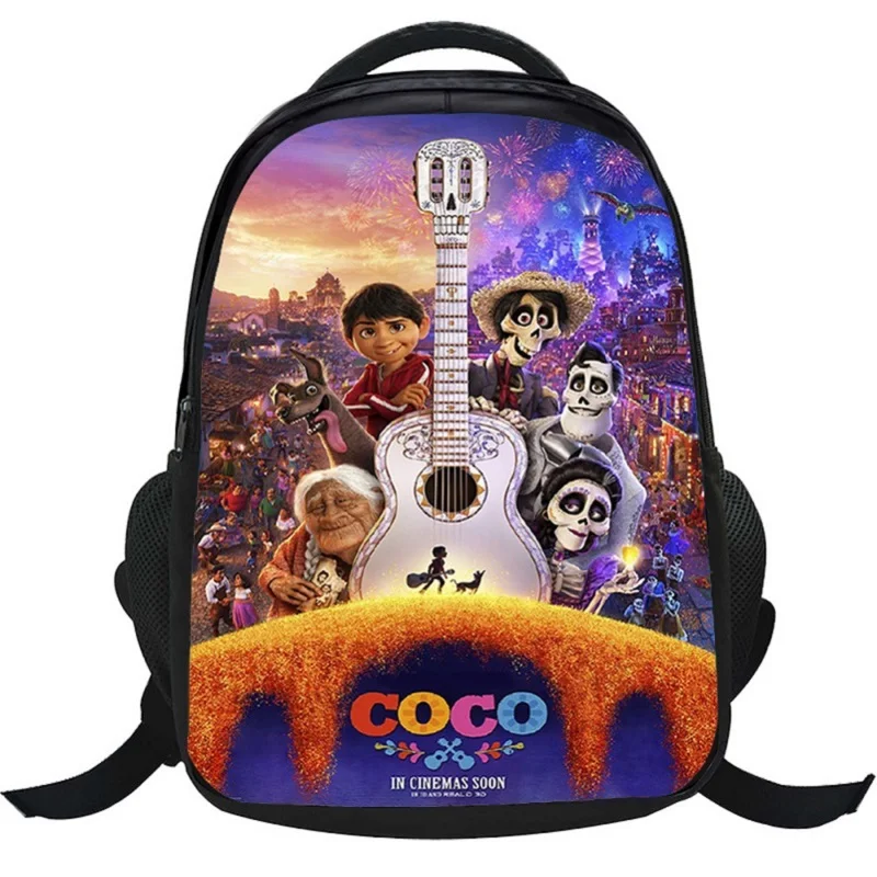 Movie COCO Детский рюкзак фильм Pixar детская книга Сумка Школьные сумки подростковый Рюкзак череп мультфильм мальчики рождественские подарки экшн-игрушки