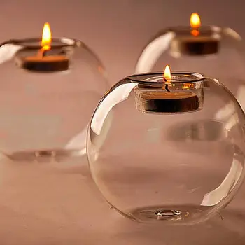 

Air Plant Glass Terrarium Desk Plant Vase Candle Holder Decoration Microlandschaft Table