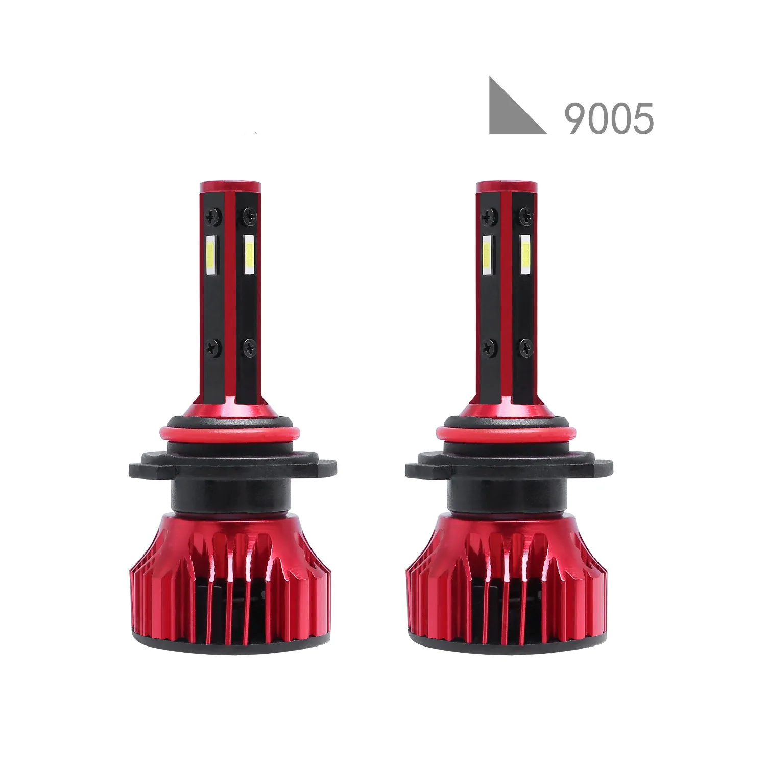 4-сторонняя 9005 светодиодный hHeadlight комплект 2000W 300000LM(Подол короче спереди и длиннее сзади) луч света 6500K* Источник света: CSP1860 принцип рассеивания тепла: вентилятор