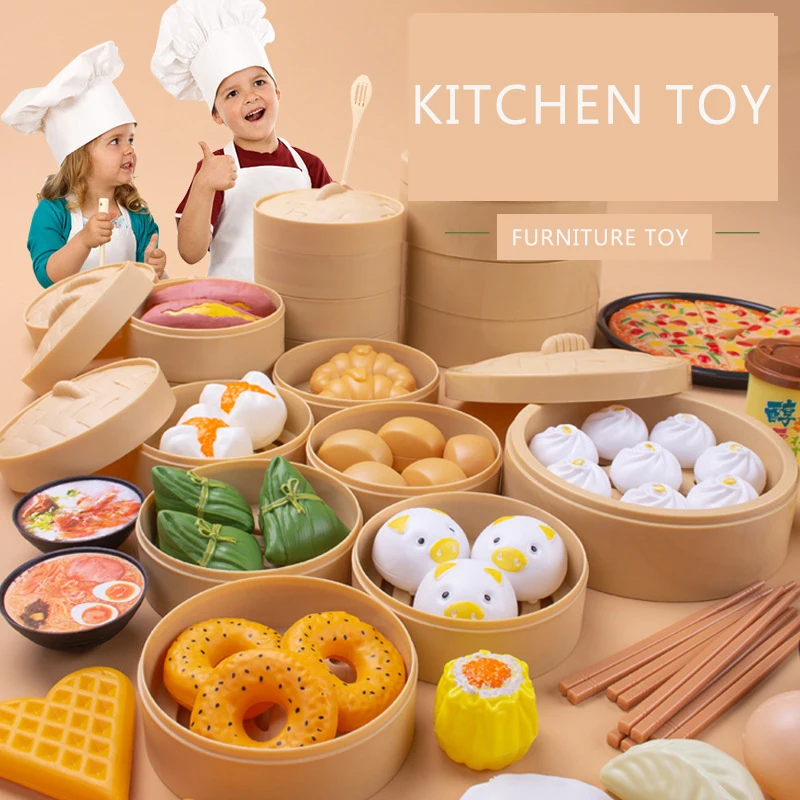 

Kitchens Toys for Children Play House Toy for Baby Plastic Food Toy for Kids Pretend Play Educational Toys Miniature Pizza Gifts