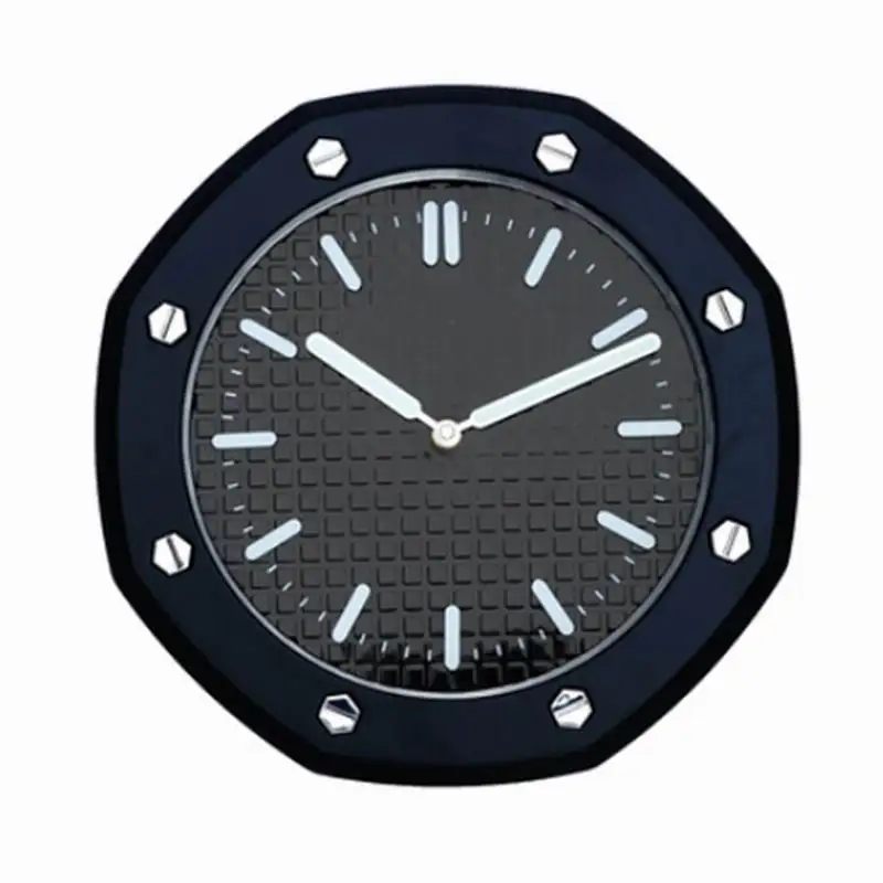 

Luminous Top Design Quality Metal Watch Shape Wall Clock with Silent Mechanism with Corresponding Logos Best Gifts For Friend