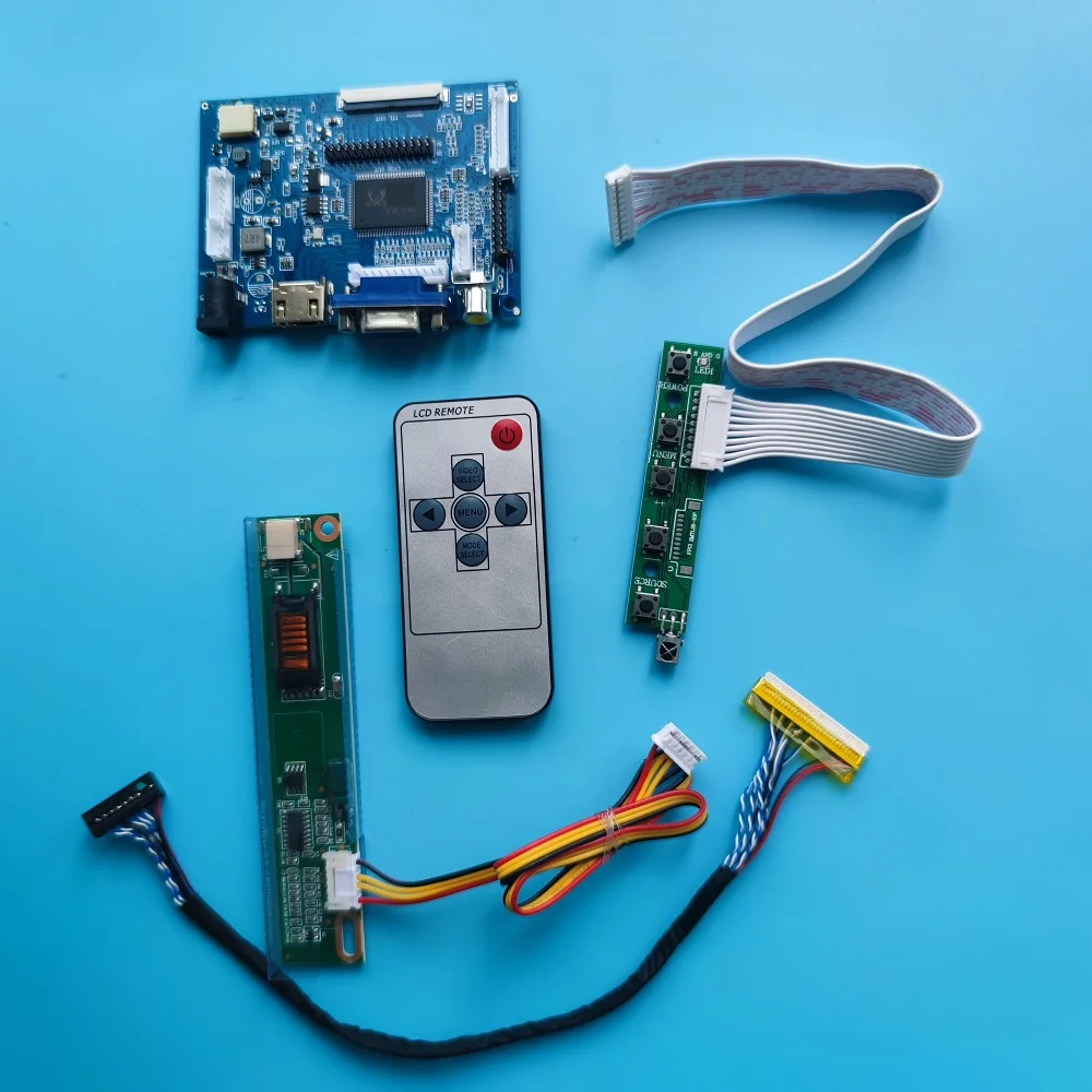 

Комплект для B133EW01 V0/V2/V3/V1 1280x800 20pin HDMI-совместимый VGA 2AV DIY ЖК-драйвер панель контроллера панель пульта дистанционного управления AV экран