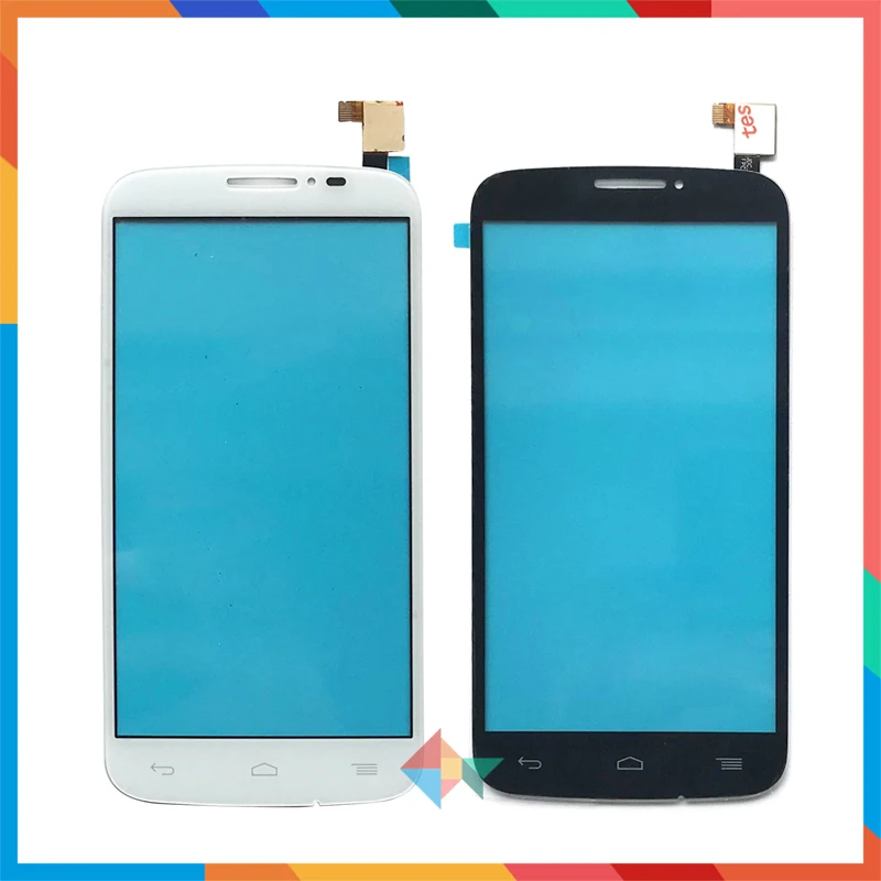 10 шт./лот высокое качество 5," для Alcatel One Touch Pop C7 OT7040 7041 7040A сенсорный экран дигитайзер Передняя стеклянная линза сенсорная панель