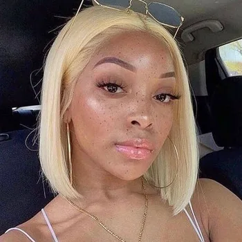 

Swinging Forest 613 Lace Front Wig 13x4 Straight Lace Front Human Hair Wigs for Women Pre Plucked Bob Wig Remy Hair 150%