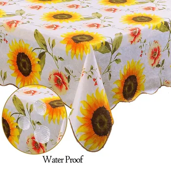 

Waterproof Table cloth Rectangular for Home PVC Table Decoration Dining Kitchen Spill Proof Table Cover Mateles De Mesas