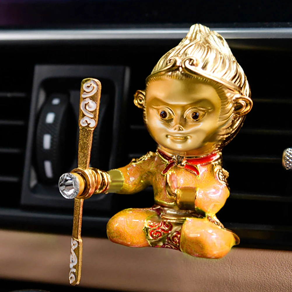 Обезьяна Король автомобильный освежитель воздуха Авто Вентиляционный Выход духи клип очиститель воздуха очиститель аромат для ароматерапии эфирное масло диффузор