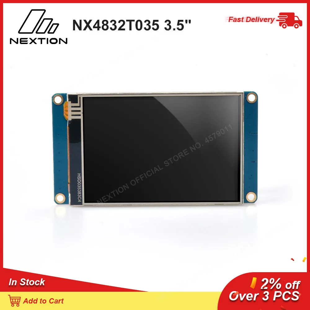 Nextion NX4832T035 Полноцветная 3 5 &quotHMI интеллектуальная резистивная плата сенсорного