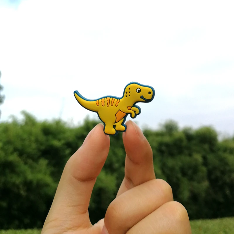 Nengdou R46 значки динозавров значки с животными для одежды kawaii булавка для детей милая брошь DIY Украшение на пальто значок - Цвет: R46-3
