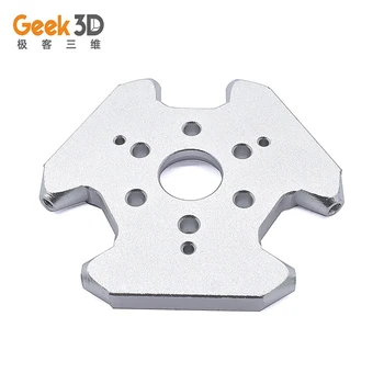 

3D Printer Parts 3mm Delta Kossel Hanging Station Double Head Aluminum Hammock Fisheye effector For M3 Printing head Hot End