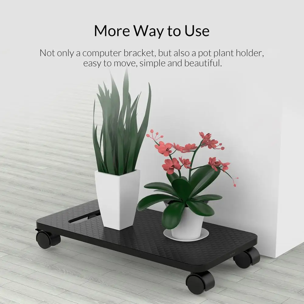 ORICO Mobile Computer Towers Stand CPU Rolling Holder Desktop Bracket with Locking Caster Wheels for Computer Cases PC Gaming pc case pc chassis
