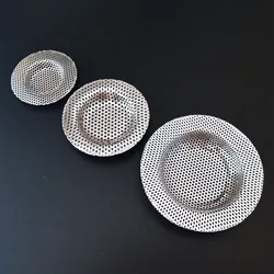New Kitchen Stainless Steel Sink Strainer Drain Hole Filter Mesh Trap Bathtub Shower Waste Stopper Drainage for Kitchen 3 size