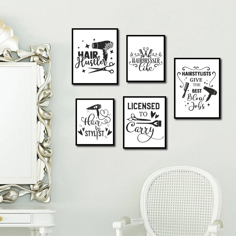 Hairdresser-Hairstylist-Gifts-Barber-Shop-Wall-Art-Canvas-Painting-Hair-Salon-Life-Quote-Poster-Beauty-Salon (1)