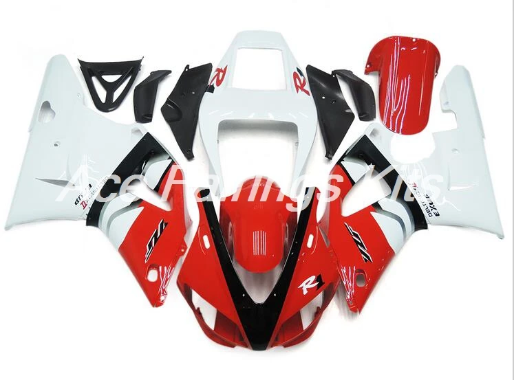 ABS полный обтекатель комплект подходит для Yamaha YZF-R1 YZF1000 R1 1998 1999 98 99 обтекатель комплект кузова глянцевый белый красный