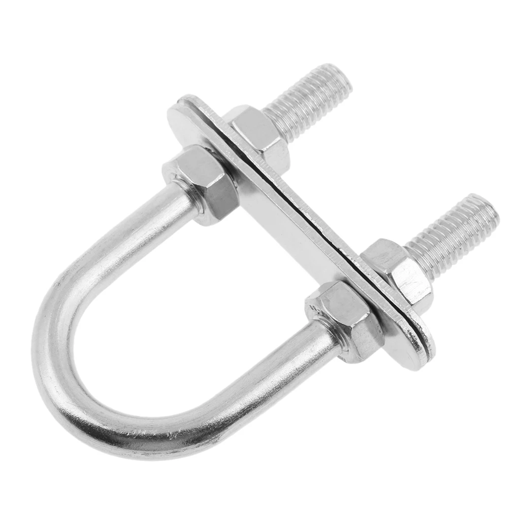 Marine-Grade 316 Stainless Steel U Bolt 7*80mm Fits Boat Marine Marine-Grade 316 Stainless Steel U Bolt 7*80mm Fits Boat Marine