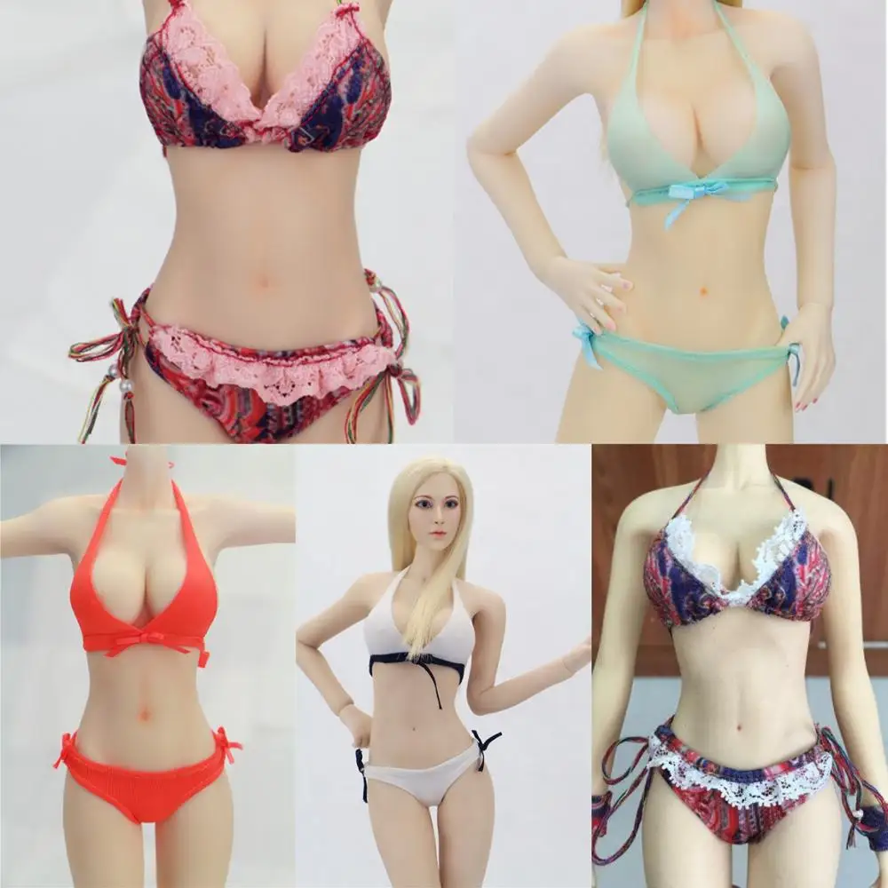 1:6 Bikini Suit Female Underwear for 12'' Soldier Figure Body Accessories 
