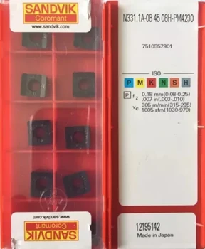 

10PCS CARBIDE INSERT N331.1A-084508H-PM4230